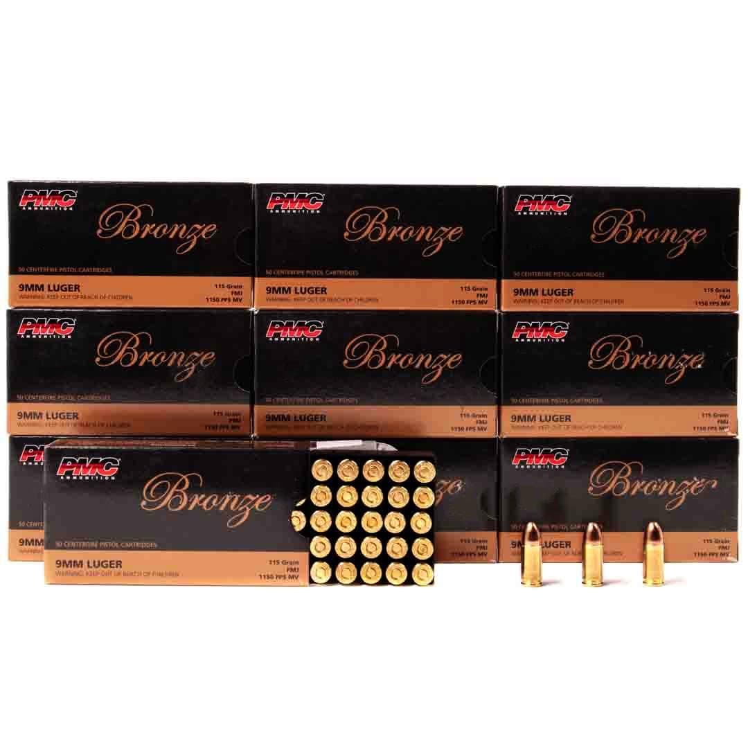 PMC Bronze 9mm 115gr — 500 rds